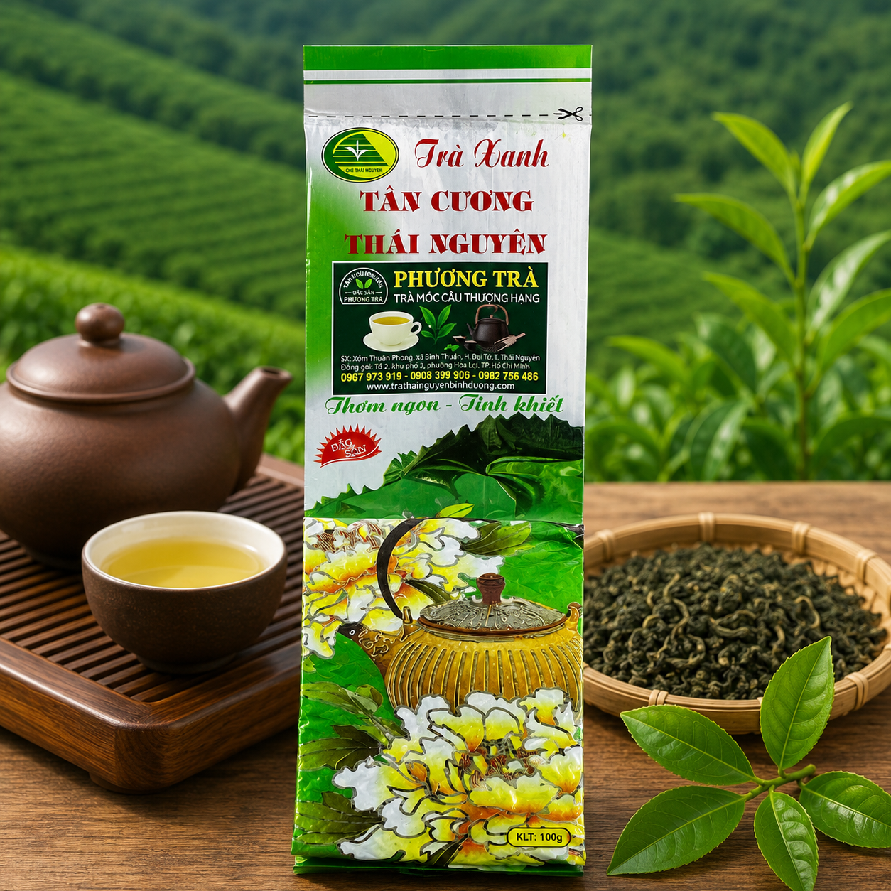 TRÀ XANH THÁI NGUYÊN - PHƯƠNG TRÀ
